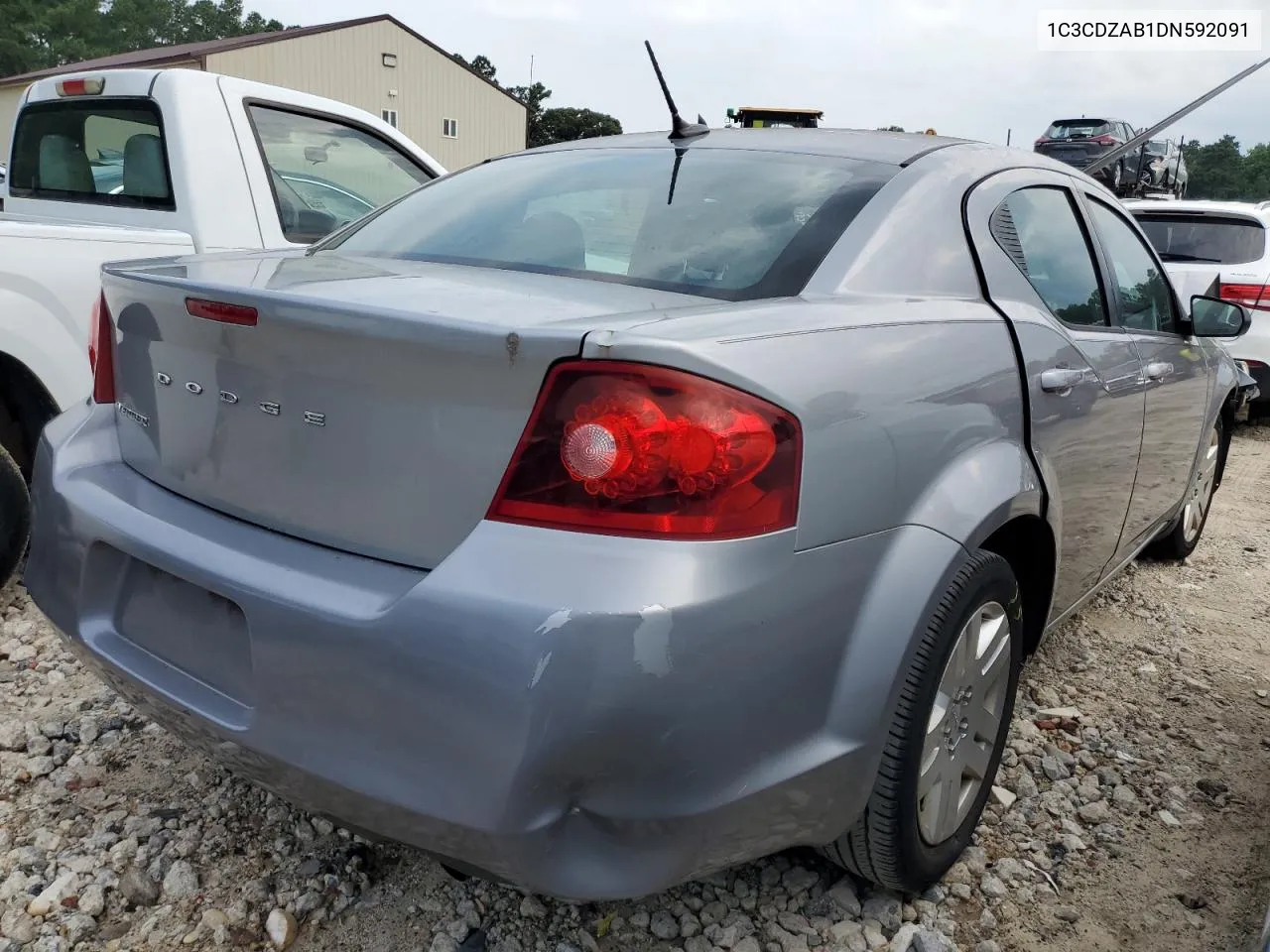 2013 Dodge Avenger Se VIN: 1C3CDZAB1DN592091 Lot: 64516354