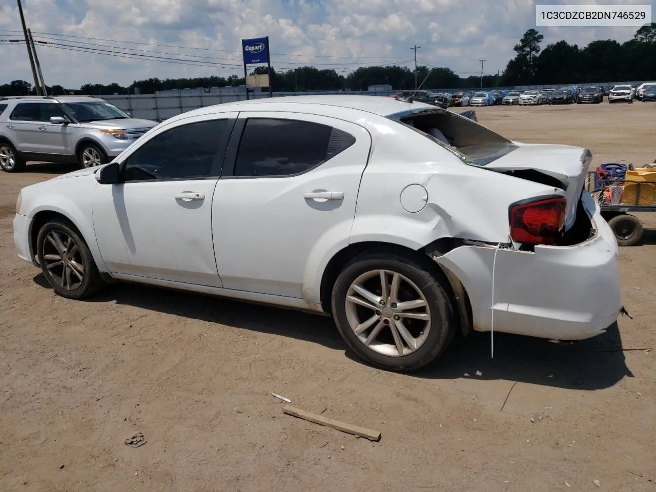 2013 Dodge Avenger Sxt VIN: 1C3CDZCB2DN746529 Lot: 64617994