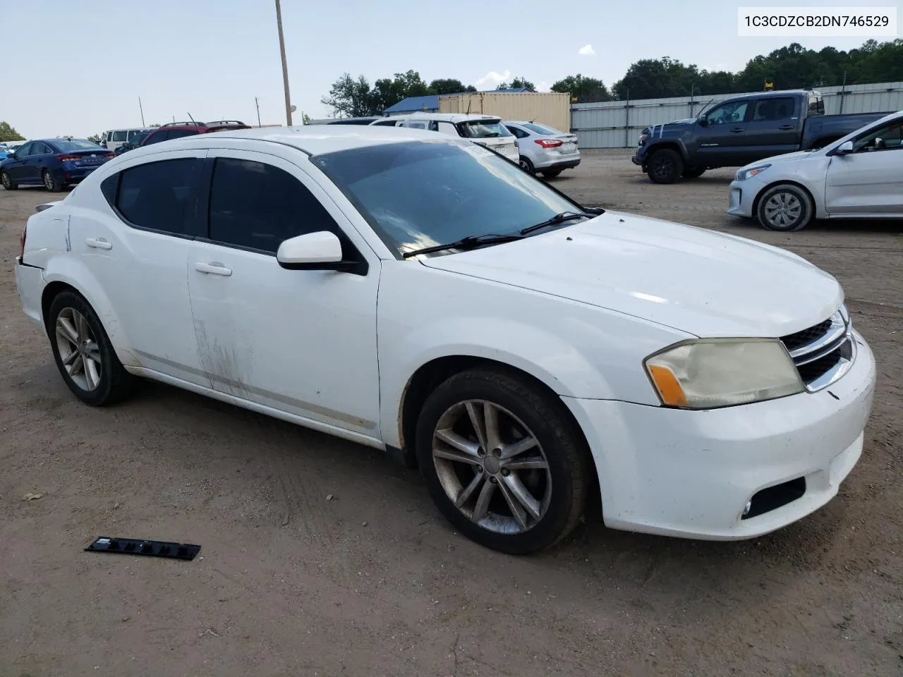 2013 Dodge Avenger Sxt VIN: 1C3CDZCB2DN746529 Lot: 64617994