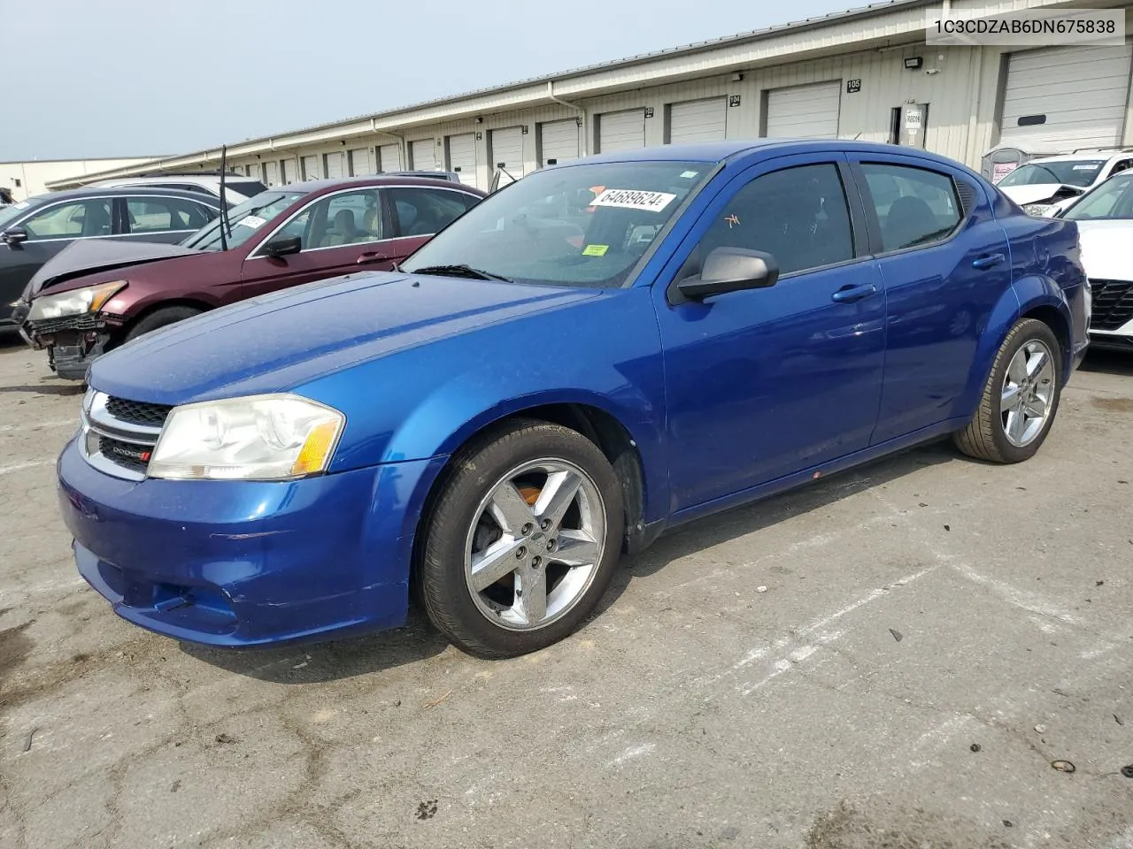 2013 Dodge Avenger Se VIN: 1C3CDZAB6DN675838 Lot: 64689624