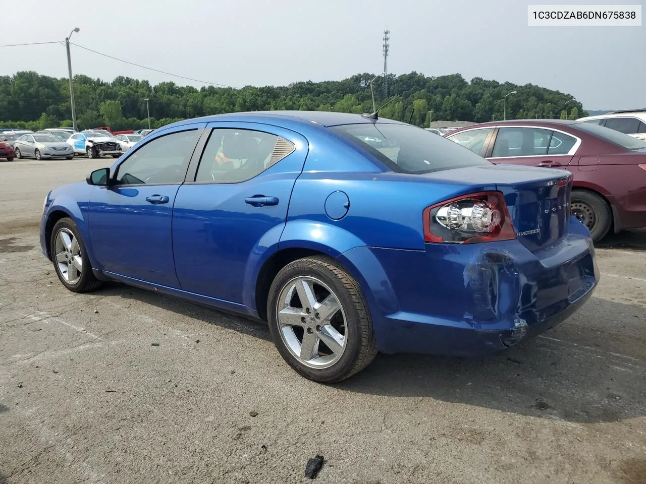 2013 Dodge Avenger Se VIN: 1C3CDZAB6DN675838 Lot: 64689624