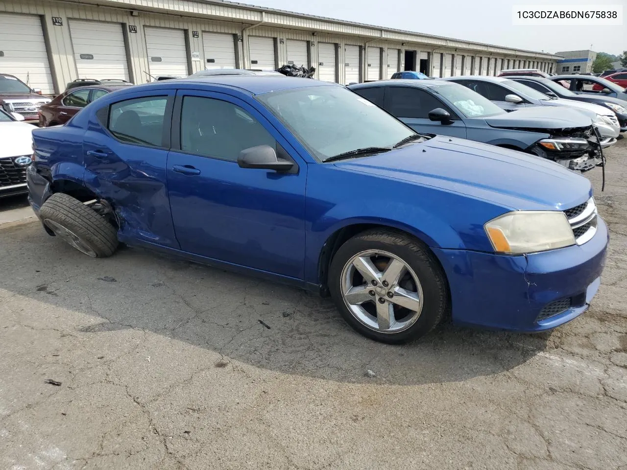 2013 Dodge Avenger Se VIN: 1C3CDZAB6DN675838 Lot: 64689624