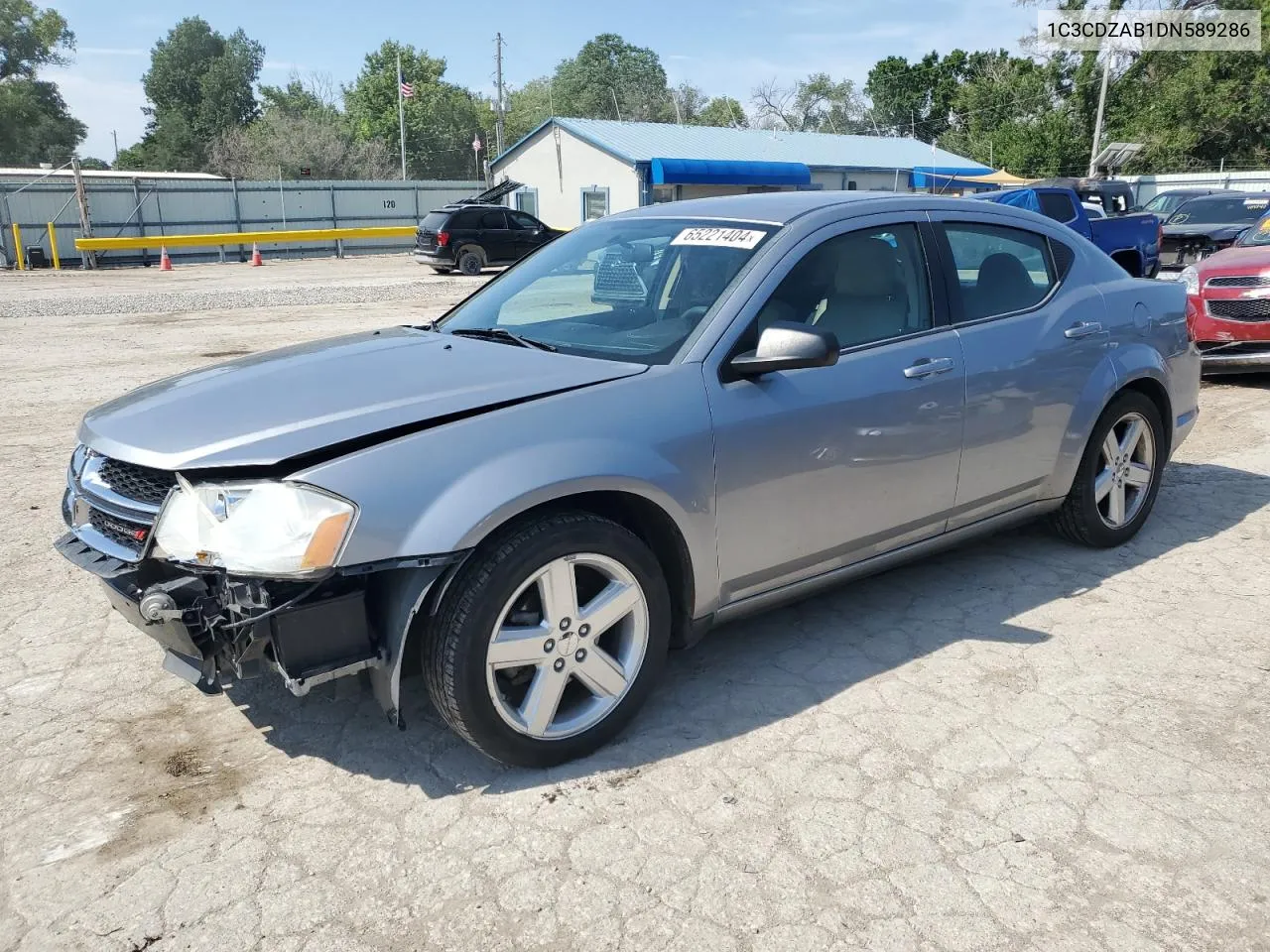 2013 Dodge Avenger Se VIN: 1C3CDZAB1DN589286 Lot: 65221404