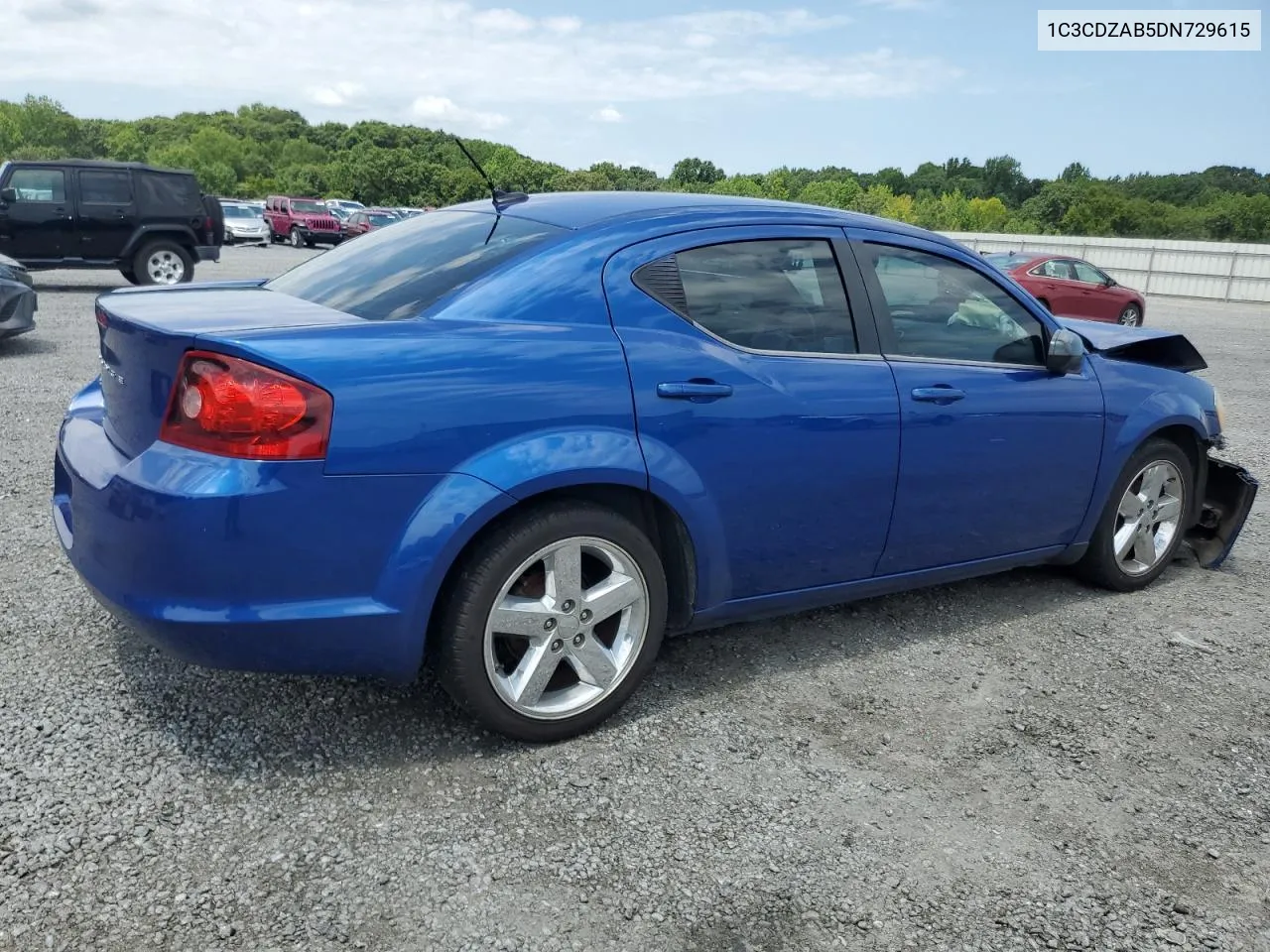 2013 Dodge Avenger Se VIN: 1C3CDZAB5DN729615 Lot: 65579834