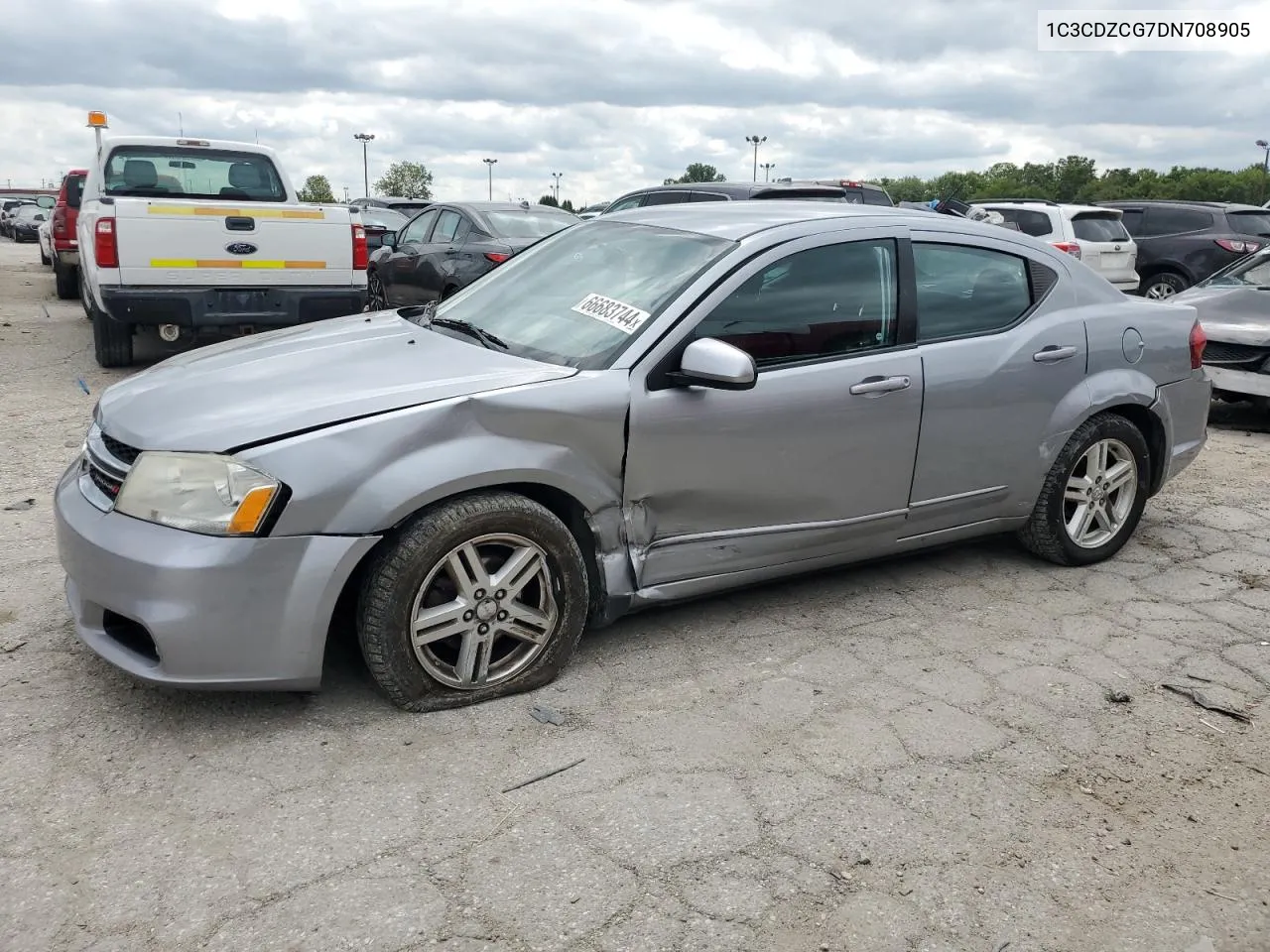 2013 Dodge Avenger Sxt VIN: 1C3CDZCG7DN708905 Lot: 66683744