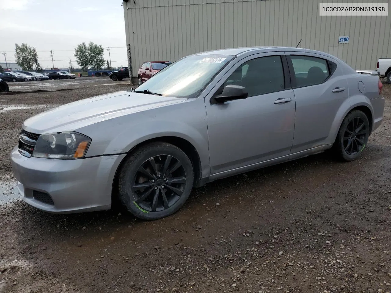 2013 Dodge Avenger Se VIN: 1C3CDZAB2DN619198 Lot: 66705314