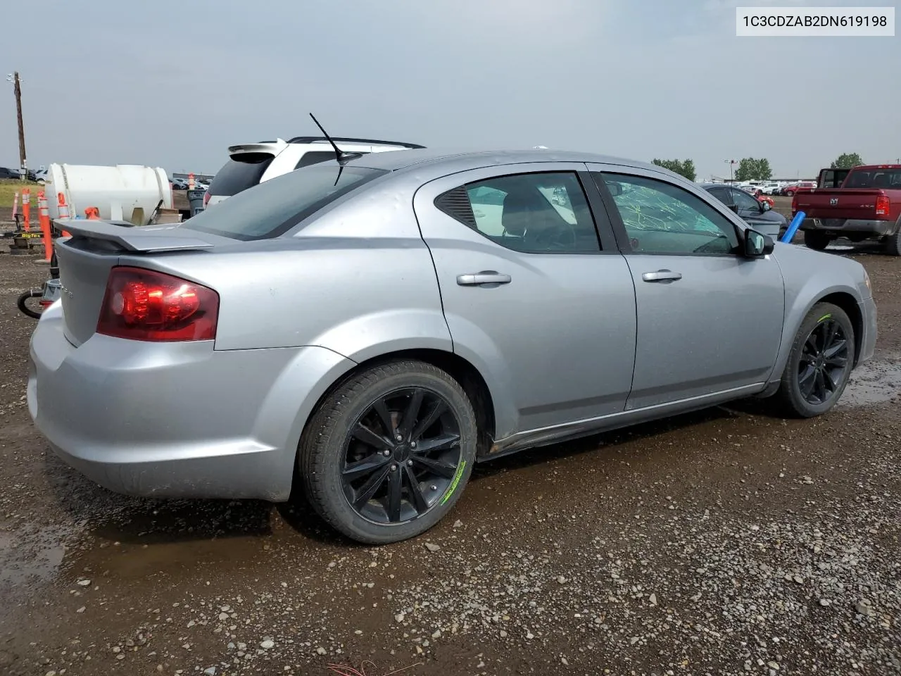 2013 Dodge Avenger Se VIN: 1C3CDZAB2DN619198 Lot: 66705314