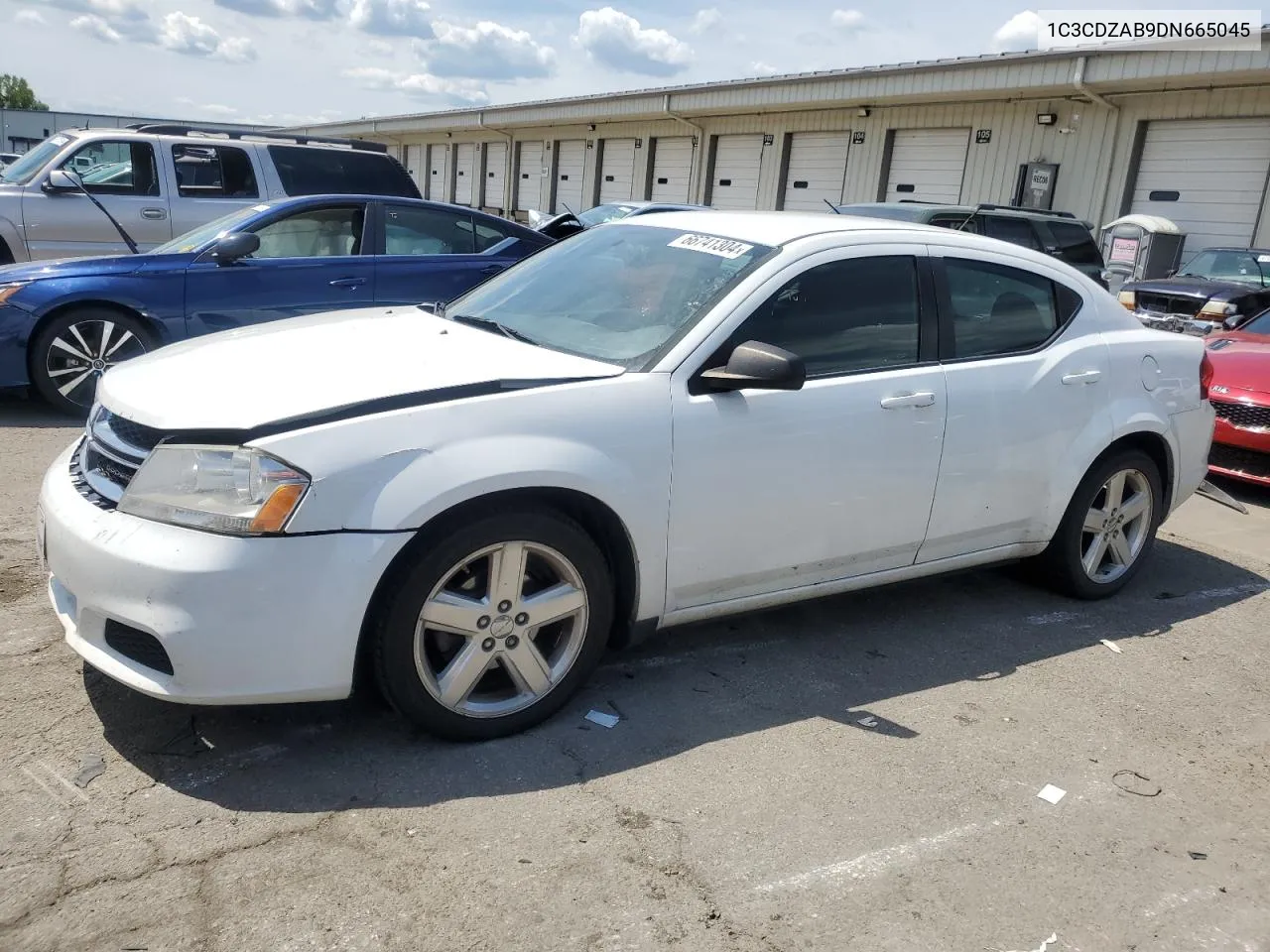 2013 Dodge Avenger Se VIN: 1C3CDZAB9DN665045 Lot: 66741304