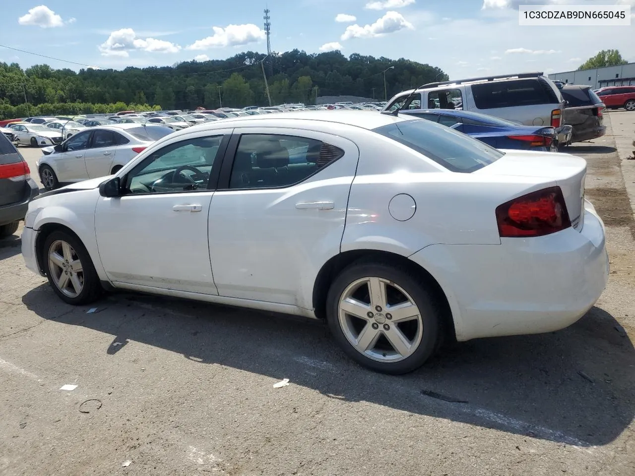 2013 Dodge Avenger Se VIN: 1C3CDZAB9DN665045 Lot: 66741304