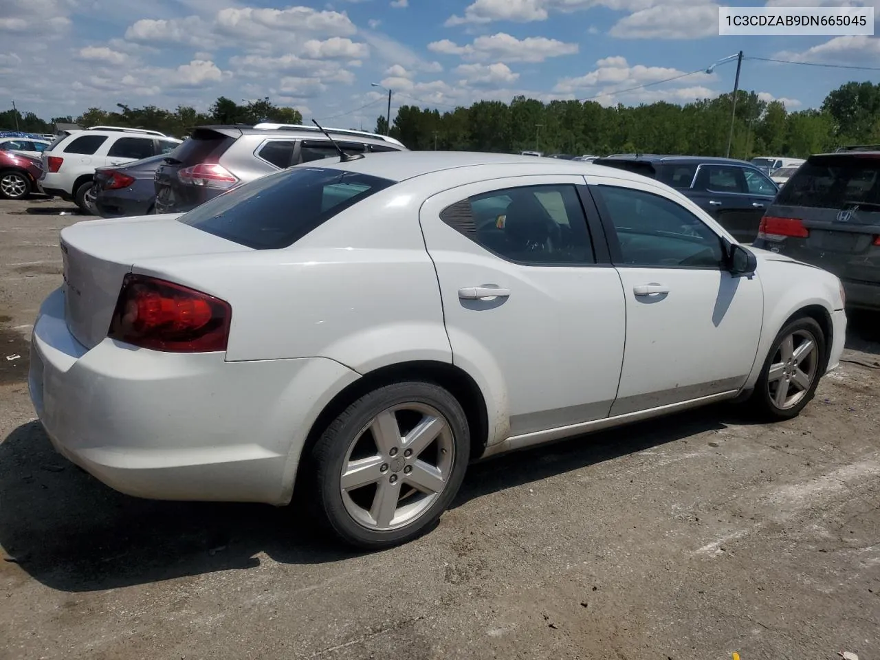 1C3CDZAB9DN665045 2013 Dodge Avenger Se