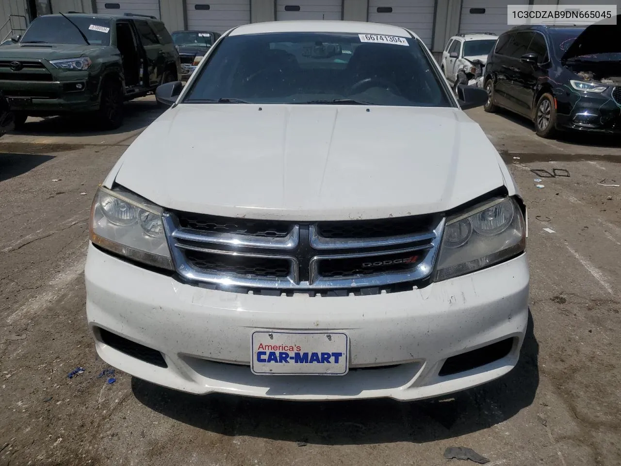 2013 Dodge Avenger Se VIN: 1C3CDZAB9DN665045 Lot: 66741304