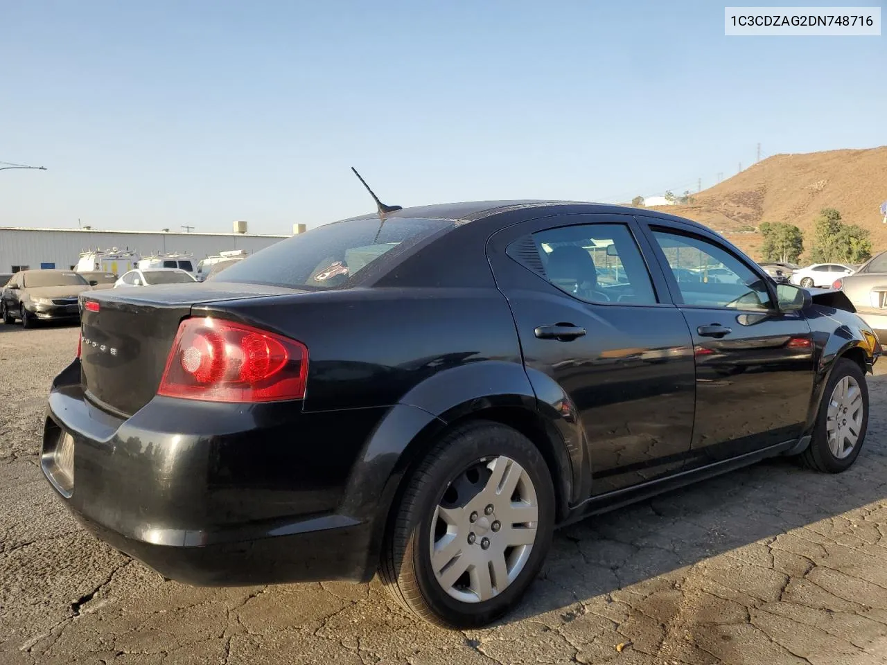 2013 Dodge Avenger Se VIN: 1C3CDZAG2DN748716 Lot: 66818154