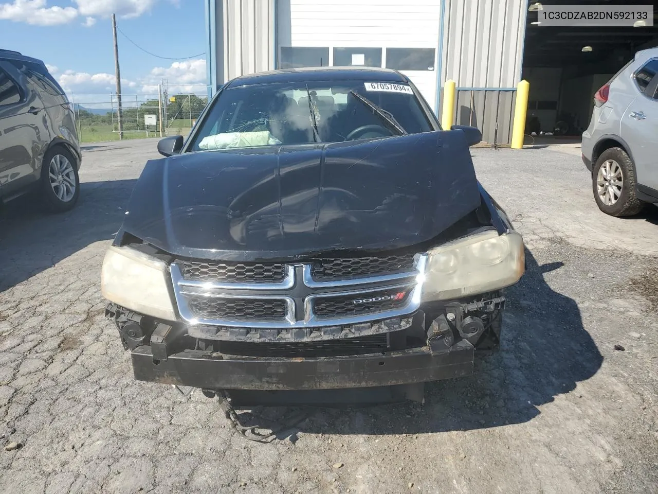 2013 Dodge Avenger Se VIN: 1C3CDZAB2DN592133 Lot: 67057894