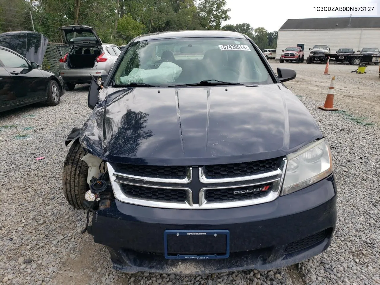 2013 Dodge Avenger Se VIN: 1C3CDZAB0DN573127 Lot: 67438614