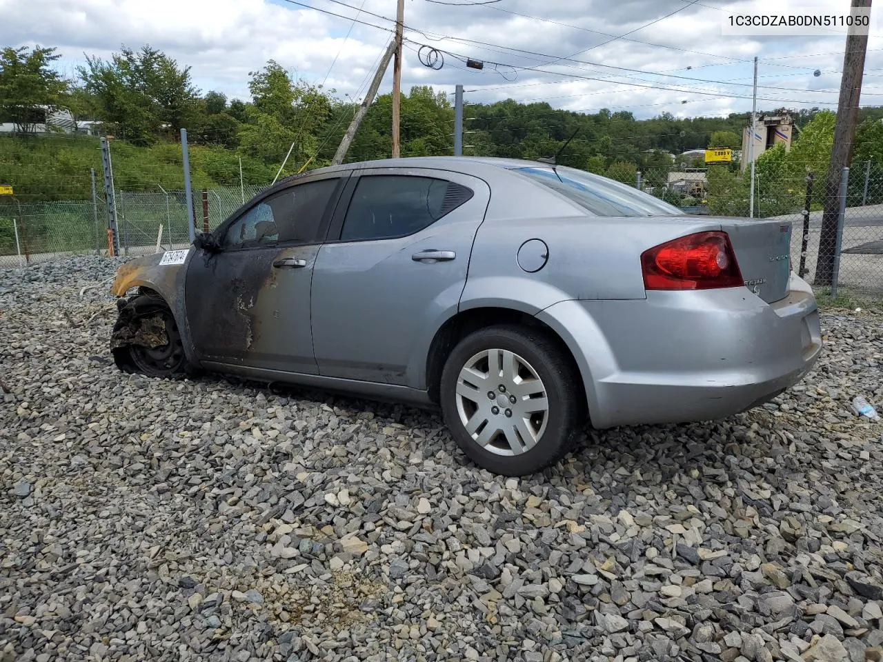 2013 Dodge Avenger Se VIN: 1C3CDZAB0DN511050 Lot: 67547674