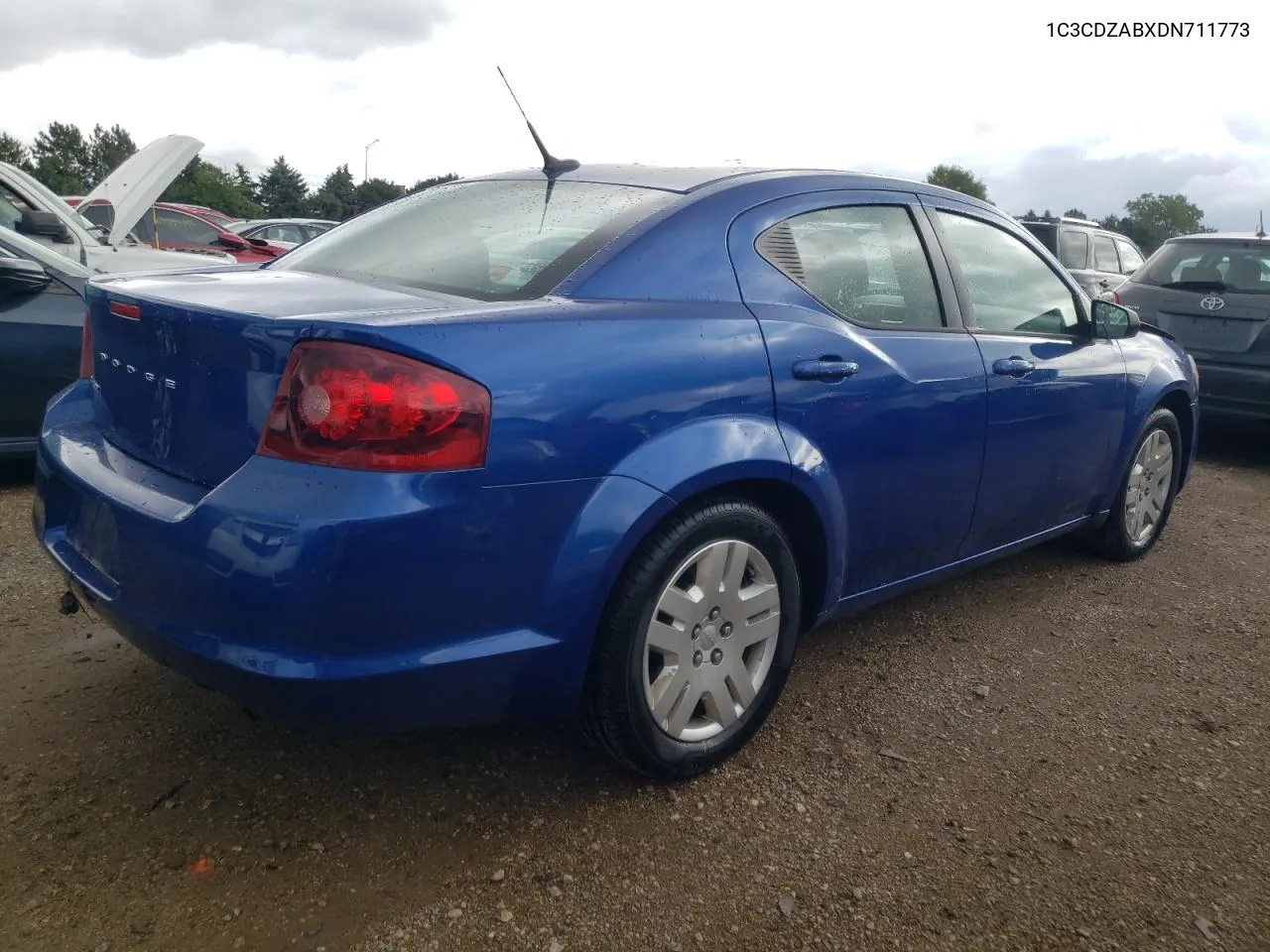 2013 Dodge Avenger Se VIN: 1C3CDZABXDN711773 Lot: 67687544