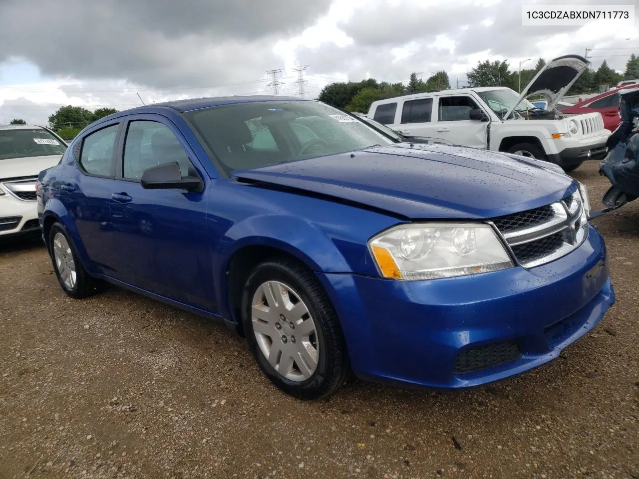 2013 Dodge Avenger Se VIN: 1C3CDZABXDN711773 Lot: 67687544