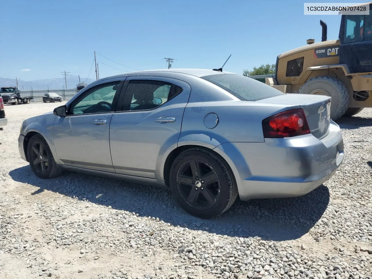 2013 Dodge Avenger Se VIN: 1C3CDZAB6DN707428 Lot: 67785824