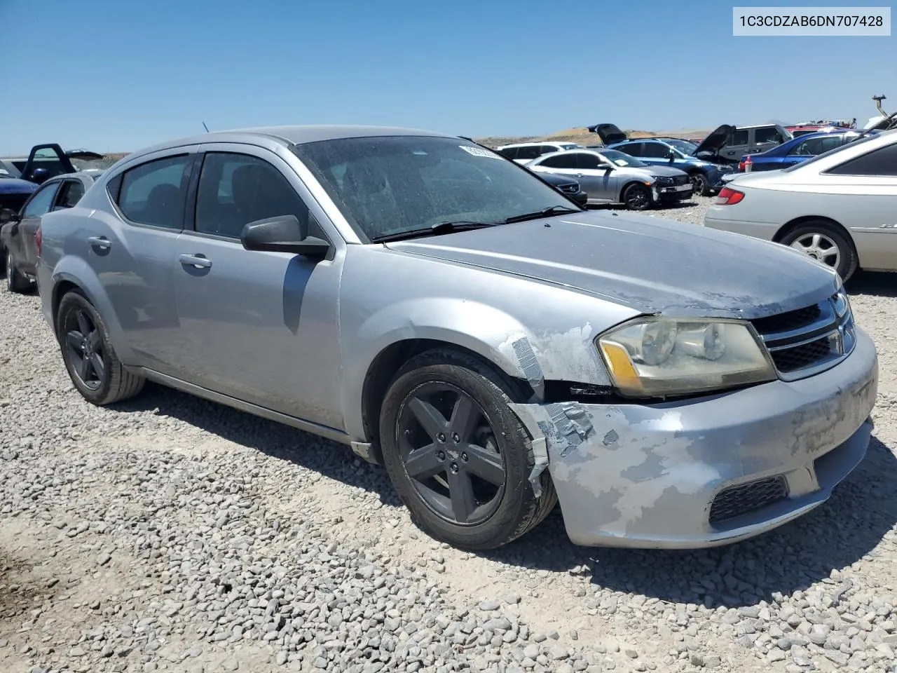 1C3CDZAB6DN707428 2013 Dodge Avenger Se