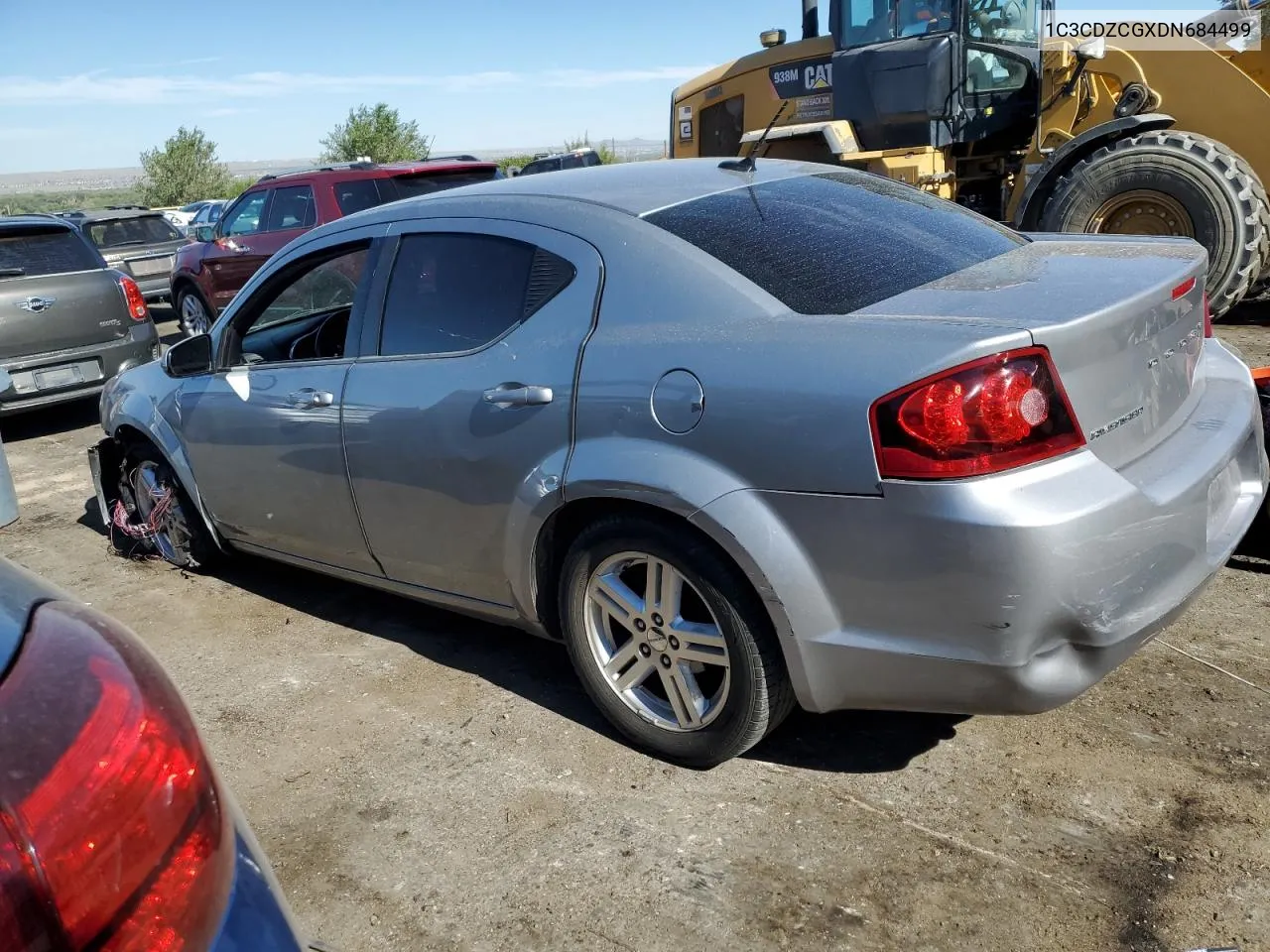 2013 Dodge Avenger Sxt VIN: 1C3CDZCGXDN684499 Lot: 68086534