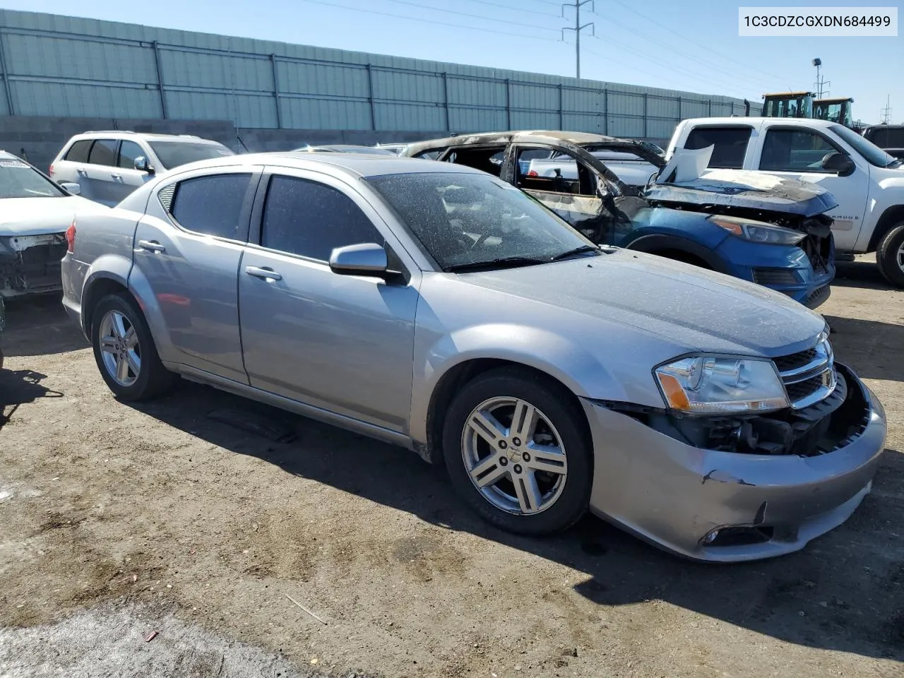 2013 Dodge Avenger Sxt VIN: 1C3CDZCGXDN684499 Lot: 68086534