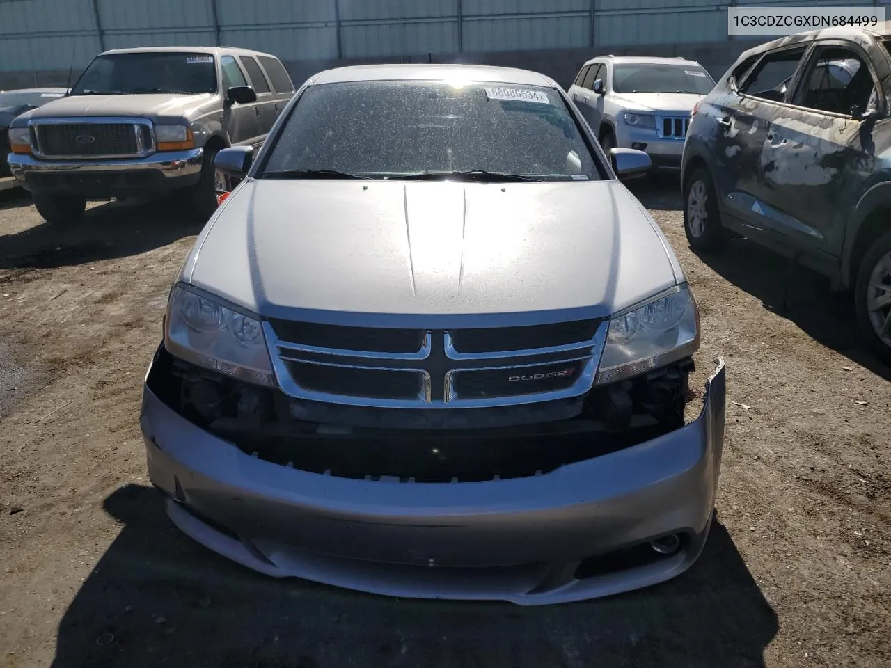 2013 Dodge Avenger Sxt VIN: 1C3CDZCGXDN684499 Lot: 68086534