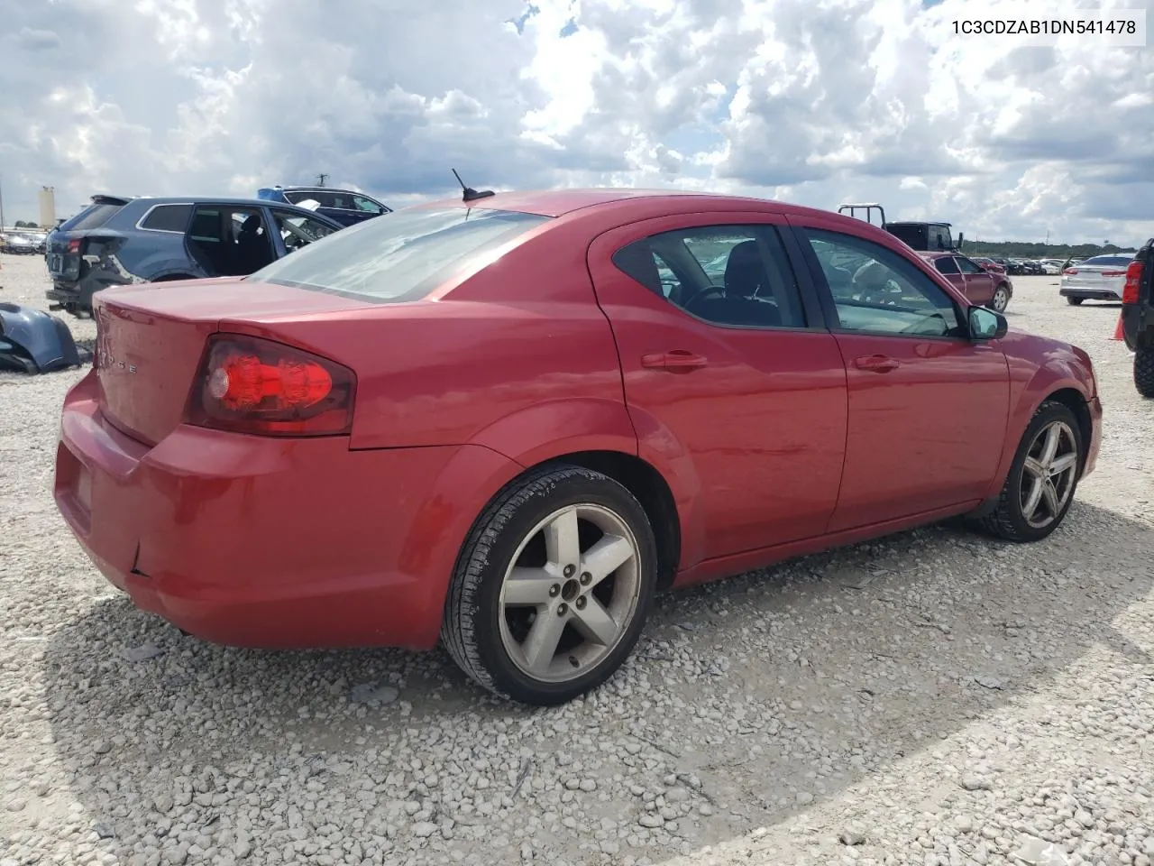 2013 Dodge Avenger Se VIN: 1C3CDZAB1DN541478 Lot: 68297494