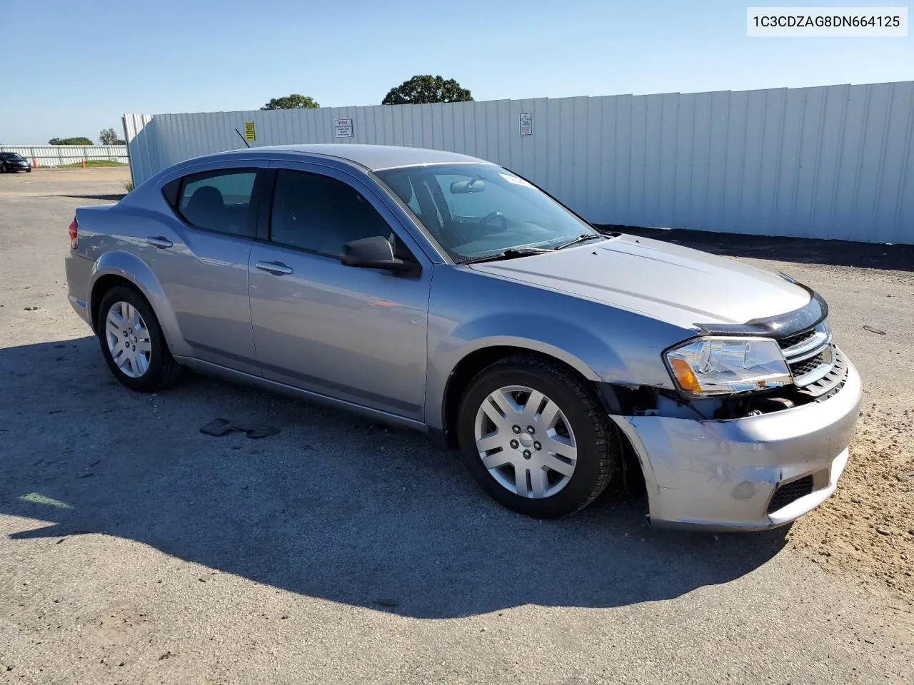 2013 Dodge Avenger Se VIN: 1C3CDZAG8DN664125 Lot: 69368084