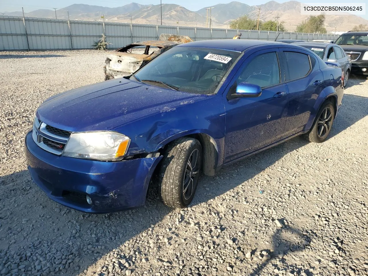 2013 Dodge Avenger Sxt VIN: 1C3CDZCB5DN506245 Lot: 69720594