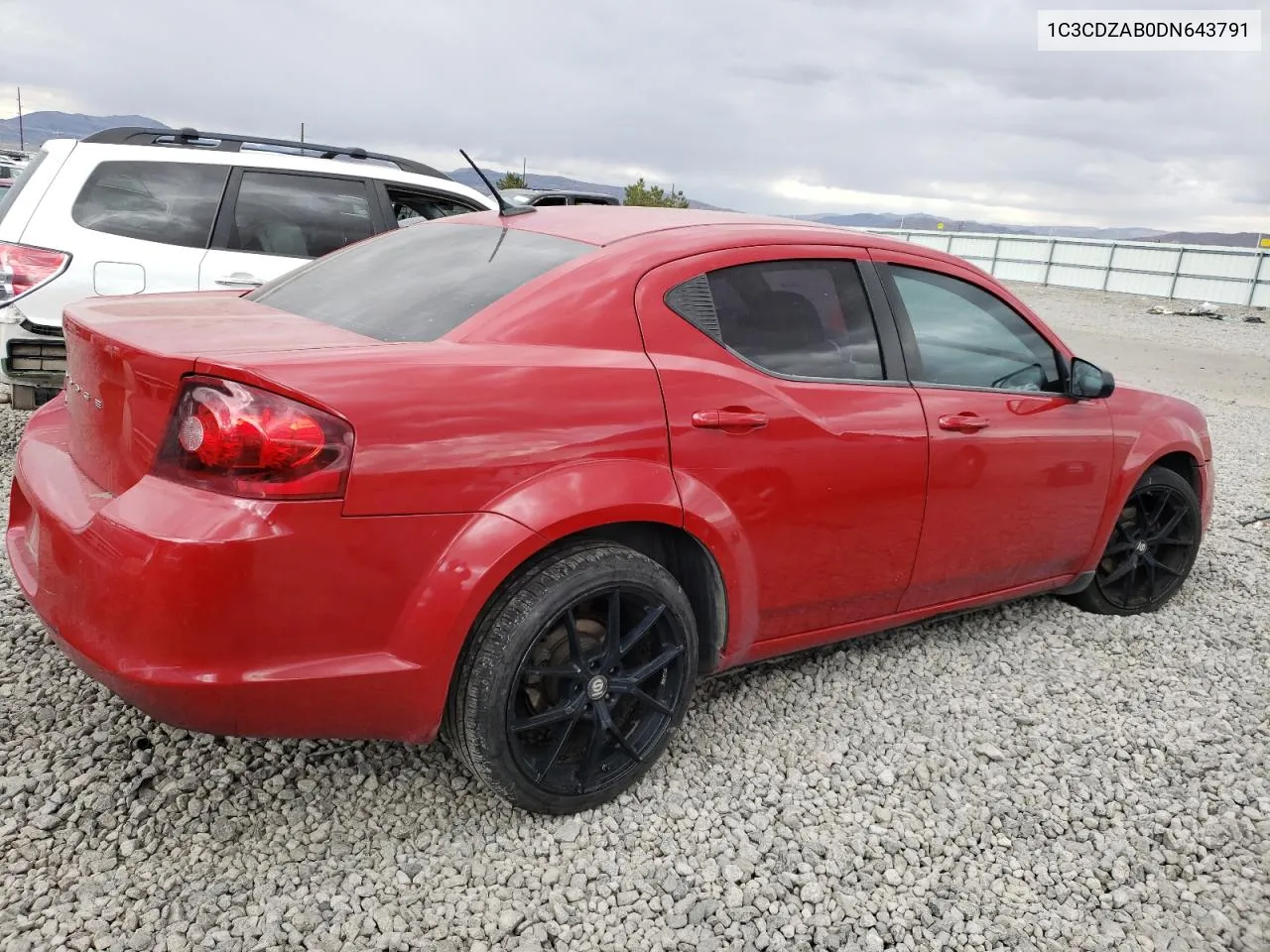 2013 Dodge Avenger Se VIN: 1C3CDZAB0DN643791 Lot: 70066904