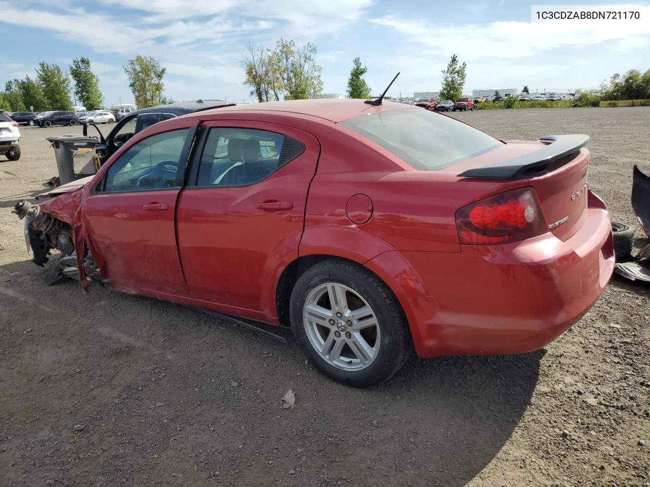 2013 Dodge Avenger Se VIN: 1C3CDZAB8DN721170 Lot: 70269974