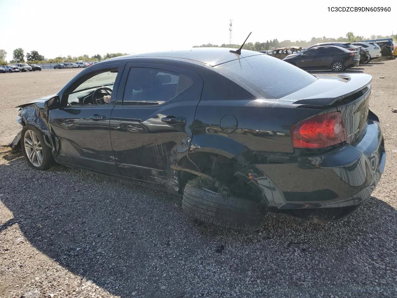 2013 Dodge Avenger Sxt VIN: 1C3CDZCB9DN605960 Lot: 70287064