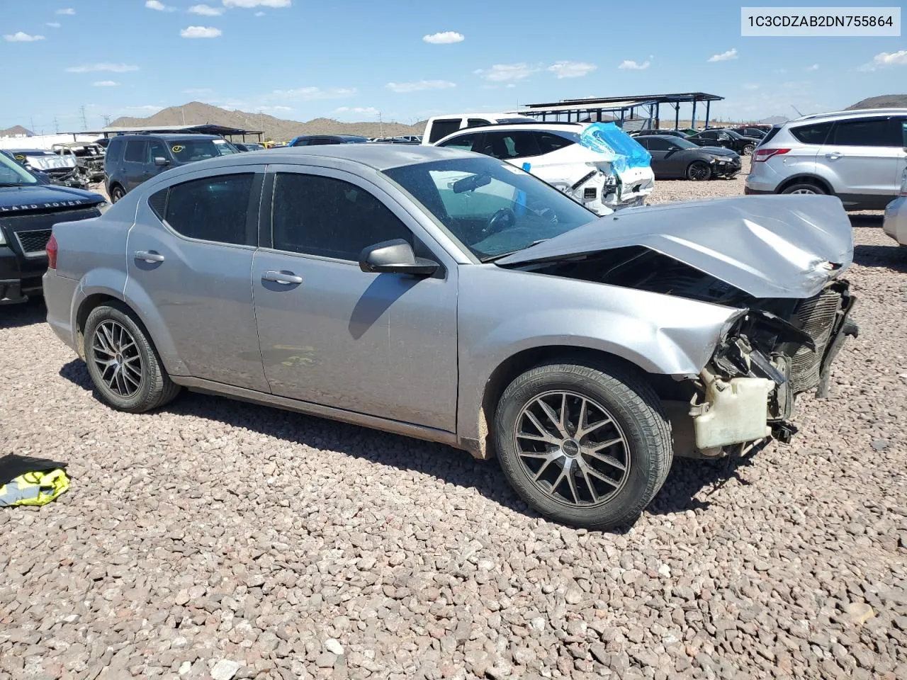 2013 Dodge Avenger Se VIN: 1C3CDZAB2DN755864 Lot: 70426094