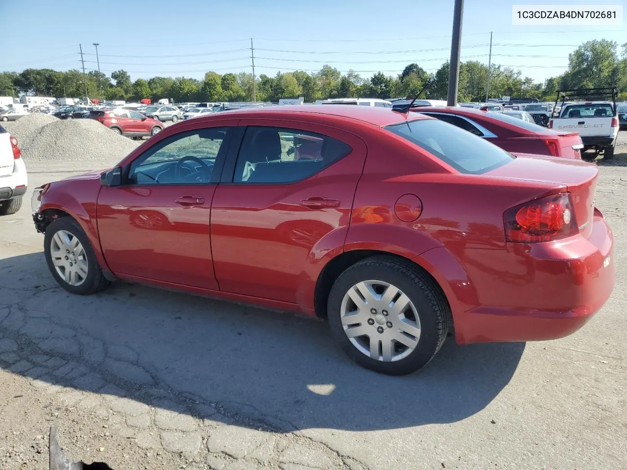 2013 Dodge Avenger Se VIN: 1C3CDZAB4DN702681 Lot: 70649954