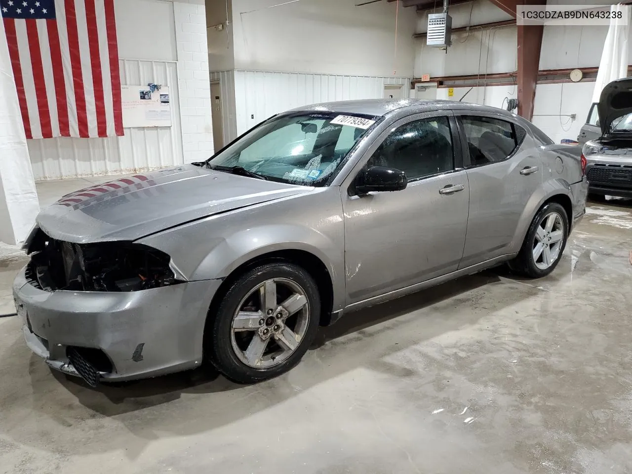 2013 Dodge Avenger Se VIN: 1C3CDZAB9DN643238 Lot: 70779394