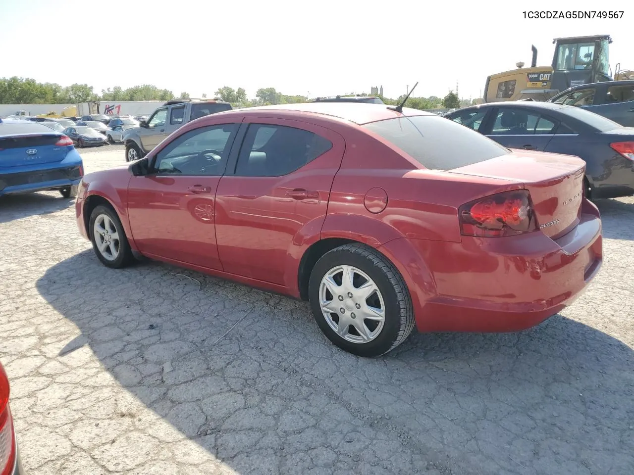 2013 Dodge Avenger Se VIN: 1C3CDZAG5DN749567 Lot: 70837584