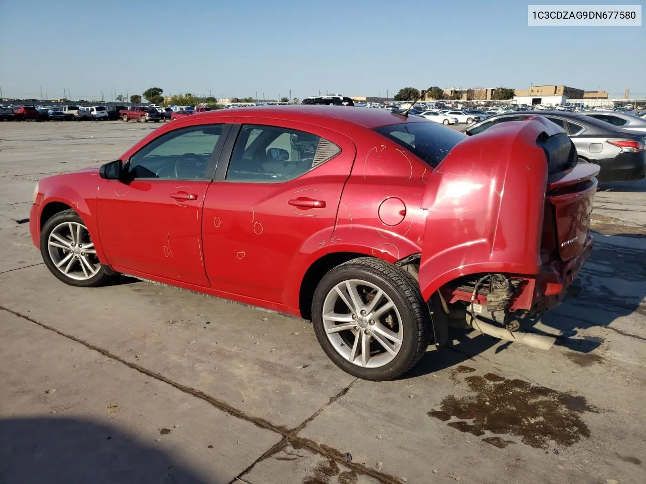 2013 Dodge Avenger Se VIN: 1C3CDZAG9DN677580 Lot: 70985634