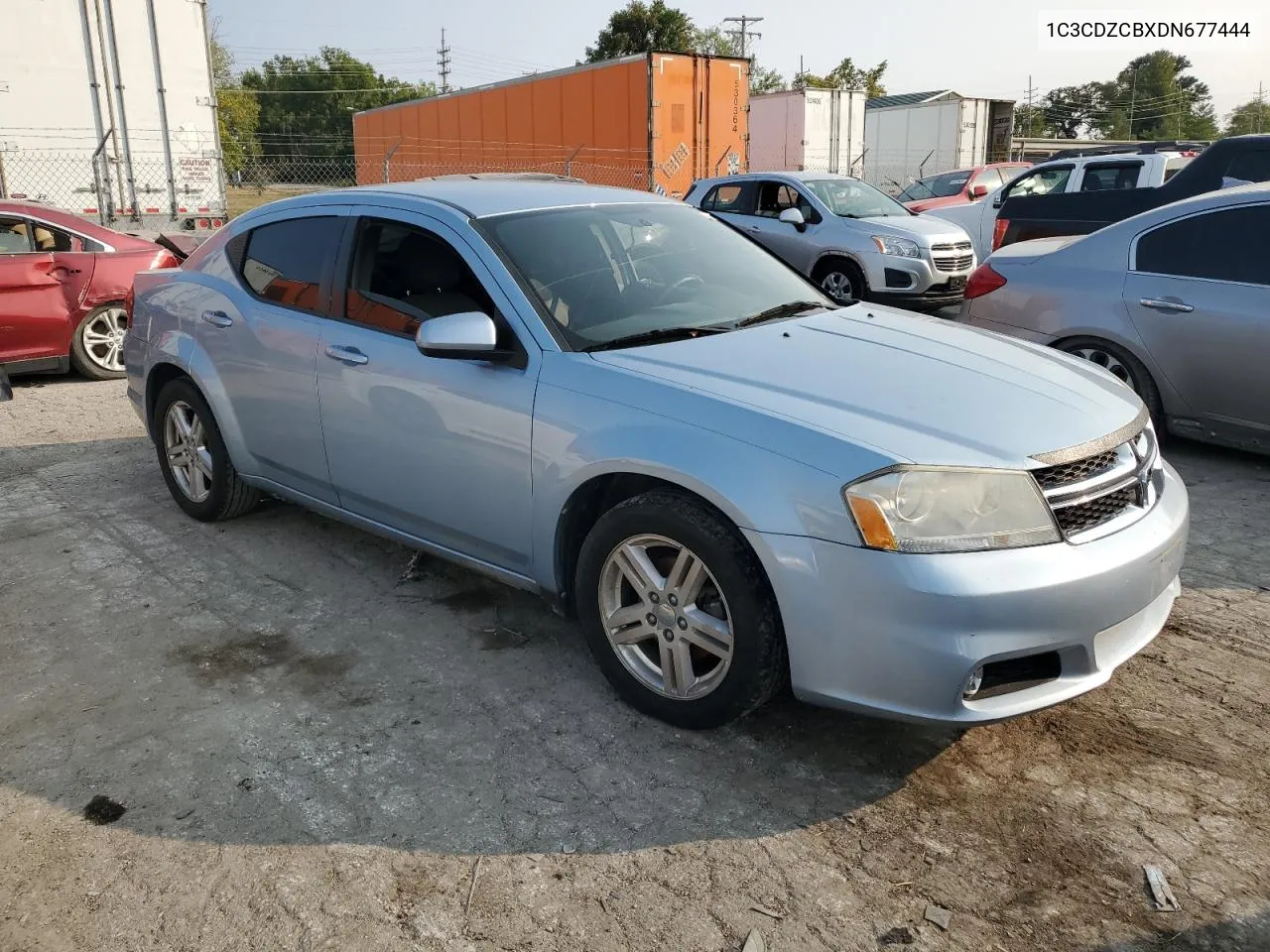 2013 Dodge Avenger Sxt VIN: 1C3CDZCBXDN677444 Lot: 71124604