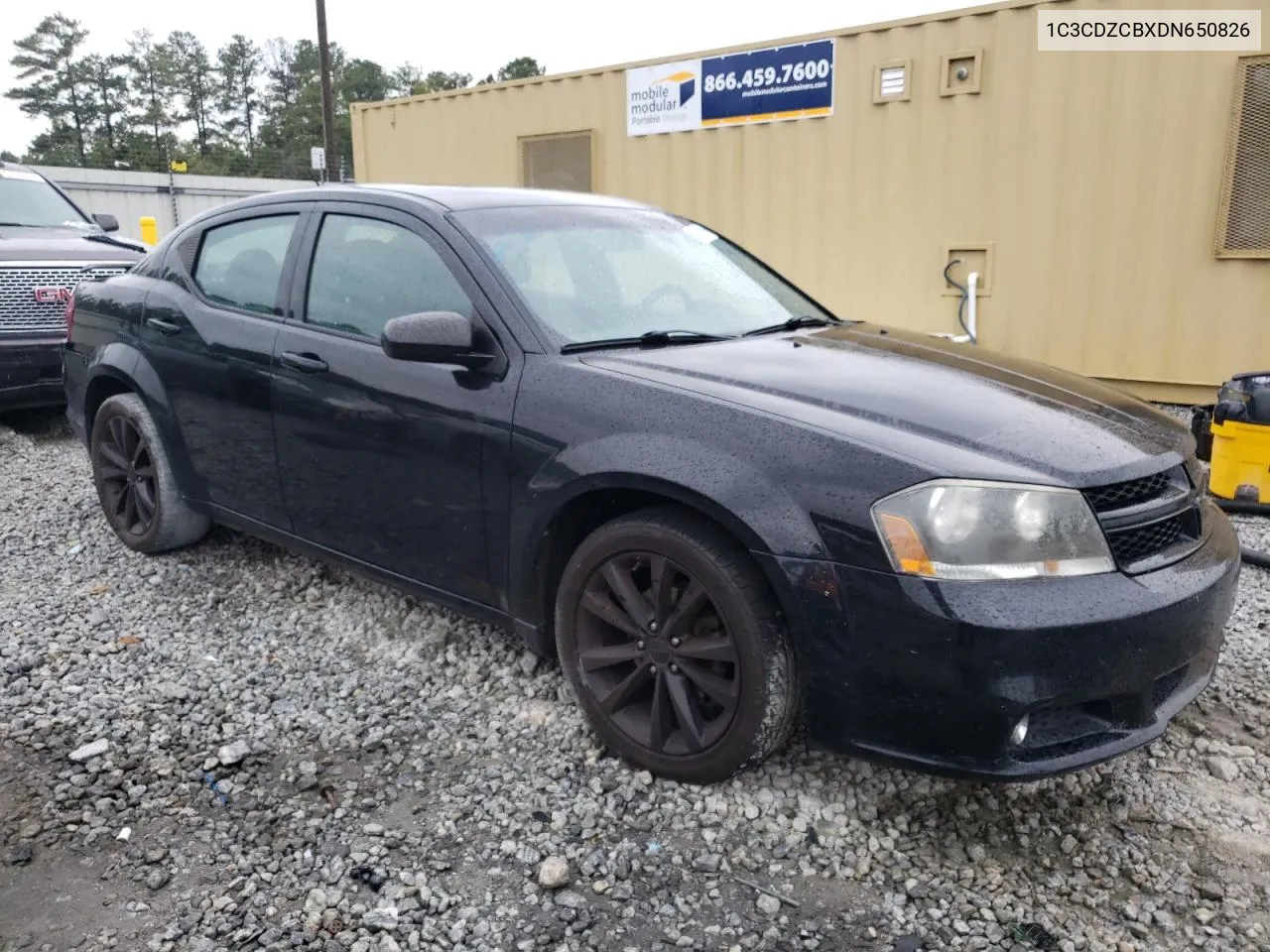 2013 Dodge Avenger Sxt VIN: 1C3CDZCBXDN650826 Lot: 71290564