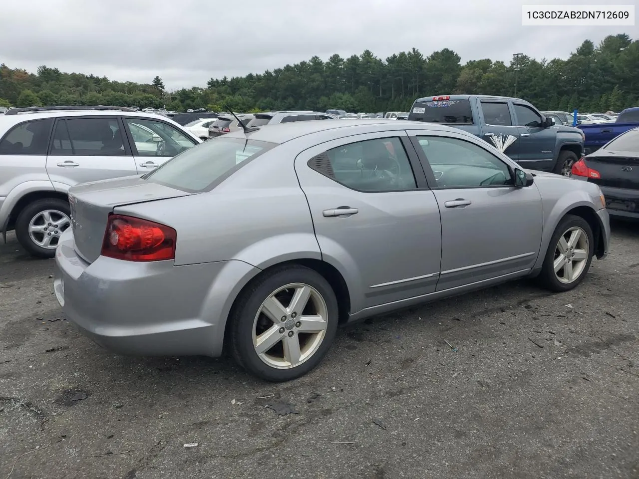 2013 Dodge Avenger Se VIN: 1C3CDZAB2DN712609 Lot: 71402174