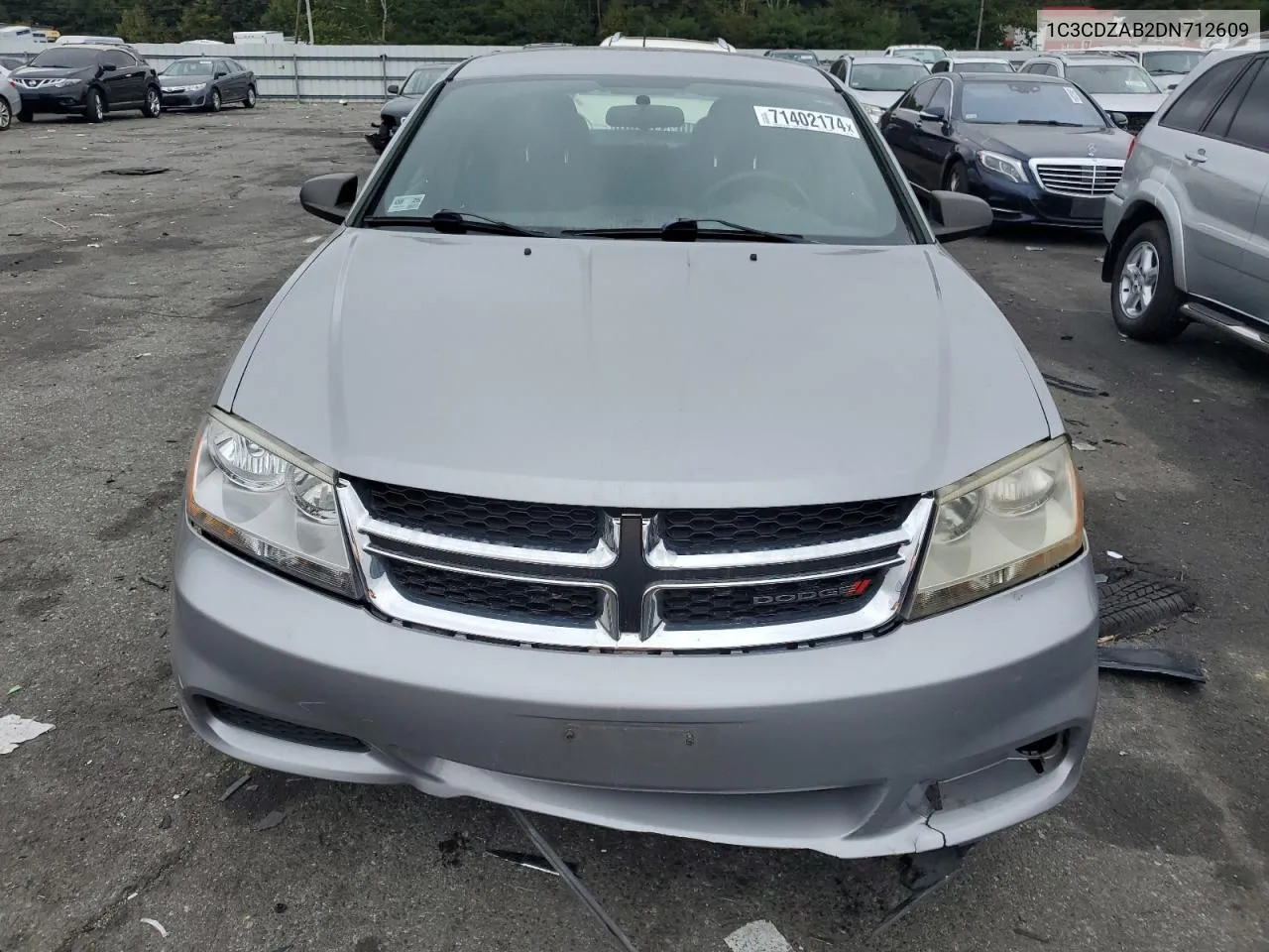 2013 Dodge Avenger Se VIN: 1C3CDZAB2DN712609 Lot: 71402174