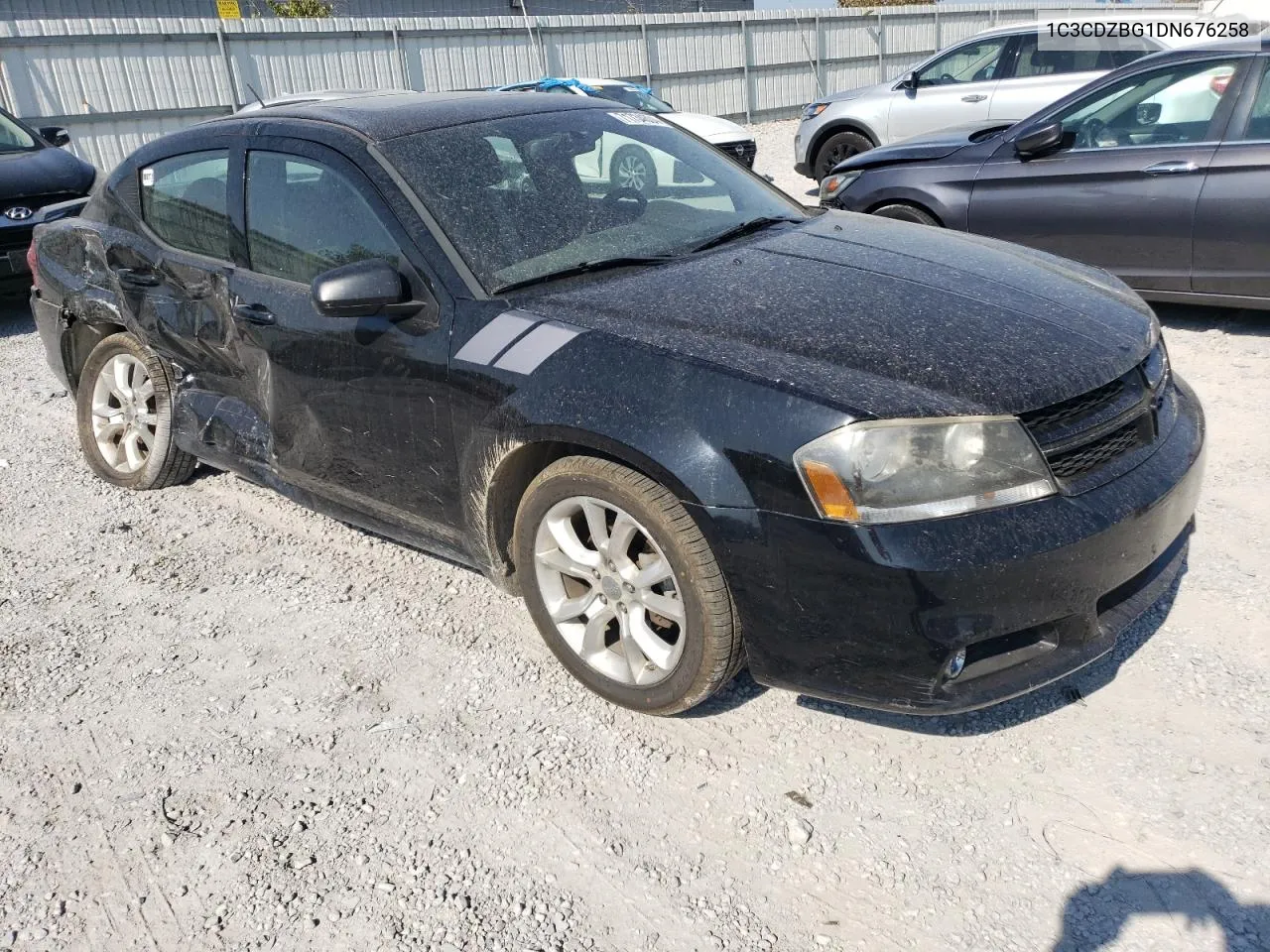 2013 Dodge Avenger R/T VIN: 1C3CDZBG1DN676258 Lot: 71734604