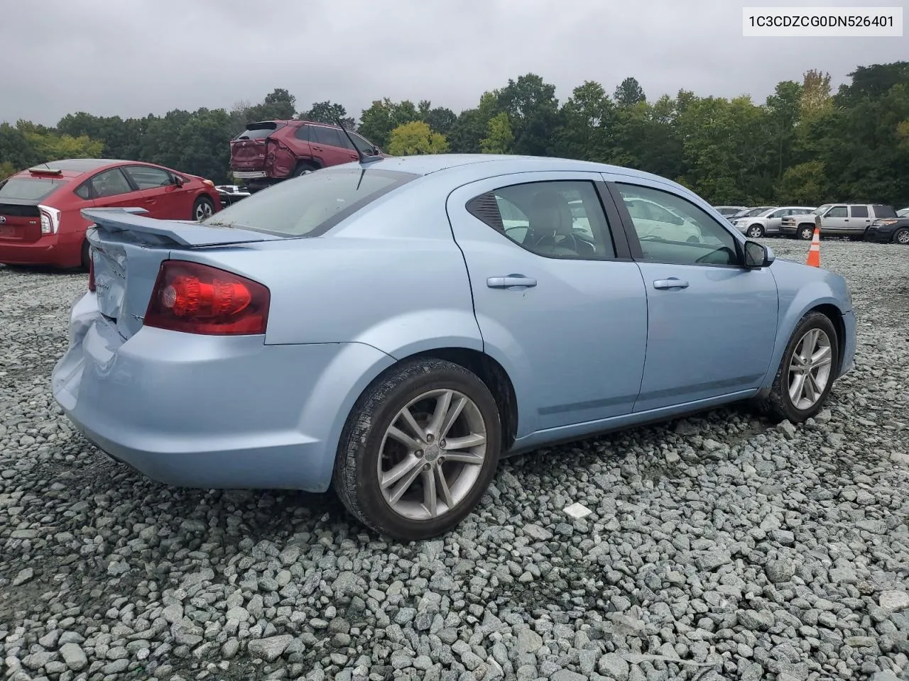 2013 Dodge Avenger Sxt VIN: 1C3CDZCG0DN526401 Lot: 71739184