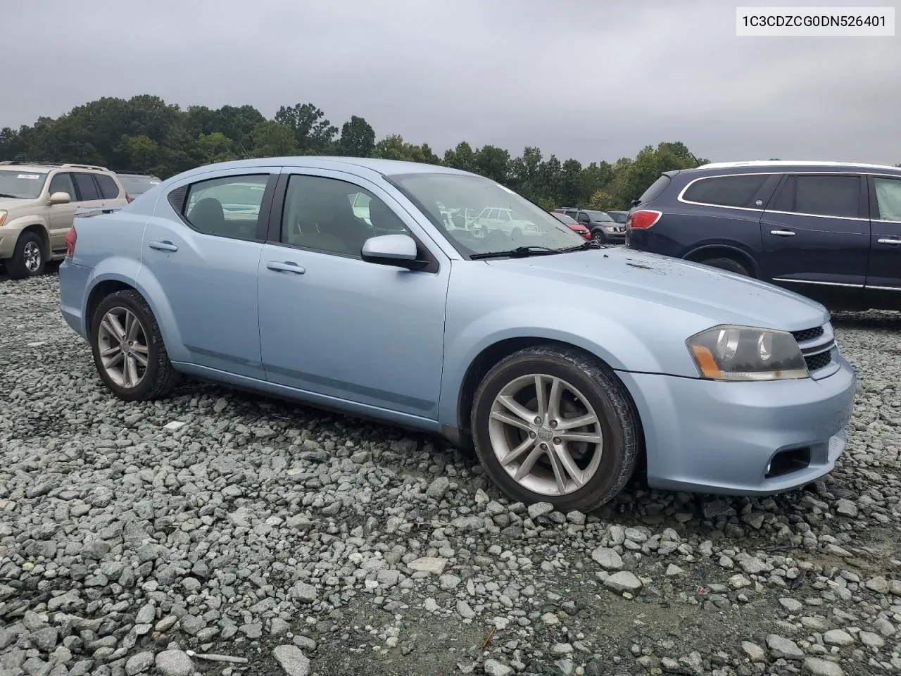 2013 Dodge Avenger Sxt VIN: 1C3CDZCG0DN526401 Lot: 71739184