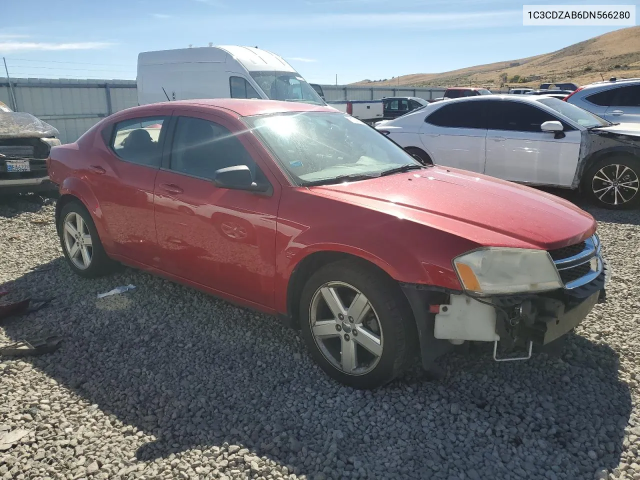 2013 Dodge Avenger Se VIN: 1C3CDZAB6DN566280 Lot: 71743224