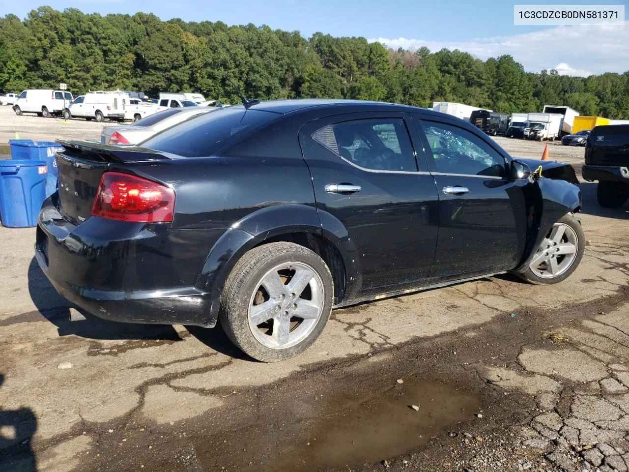 2013 Dodge Avenger Sxt VIN: 1C3CDZCB0DN581371 Lot: 71846024