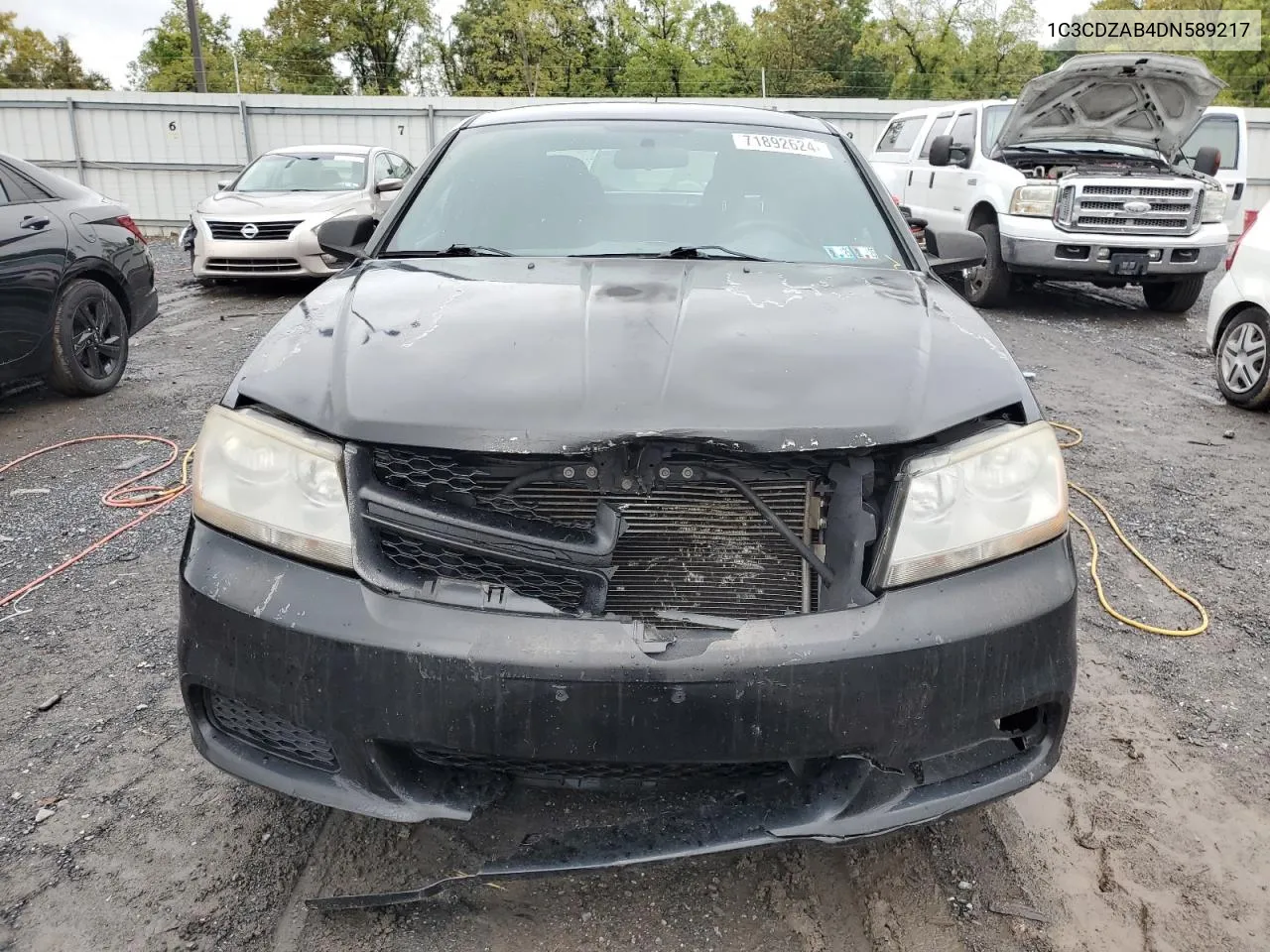 2013 Dodge Avenger Se VIN: 1C3CDZAB4DN589217 Lot: 71892624