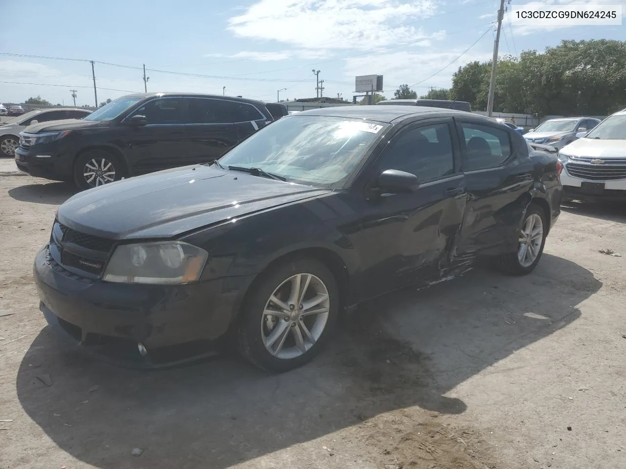 2013 Dodge Avenger Sxt VIN: 1C3CDZCG9DN624245 Lot: 71918584