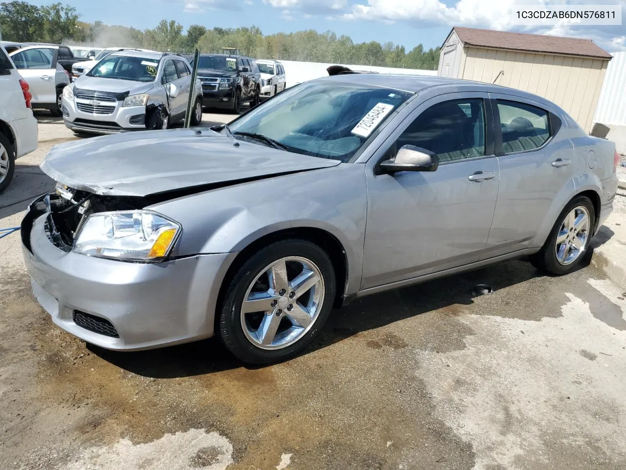 2013 Dodge Avenger Se VIN: 1C3CDZAB6DN576811 Lot: 72046484