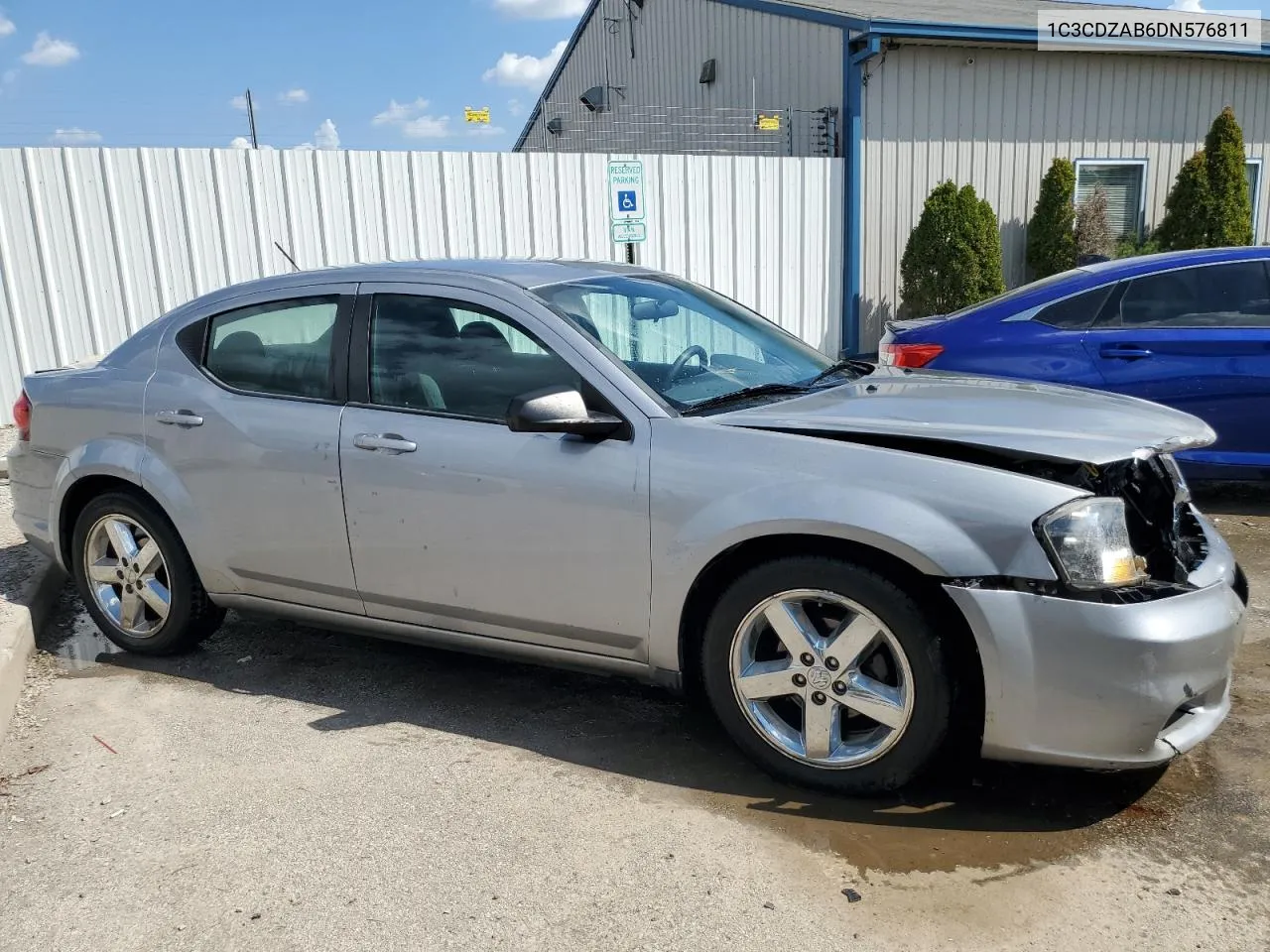 2013 Dodge Avenger Se VIN: 1C3CDZAB6DN576811 Lot: 72046484